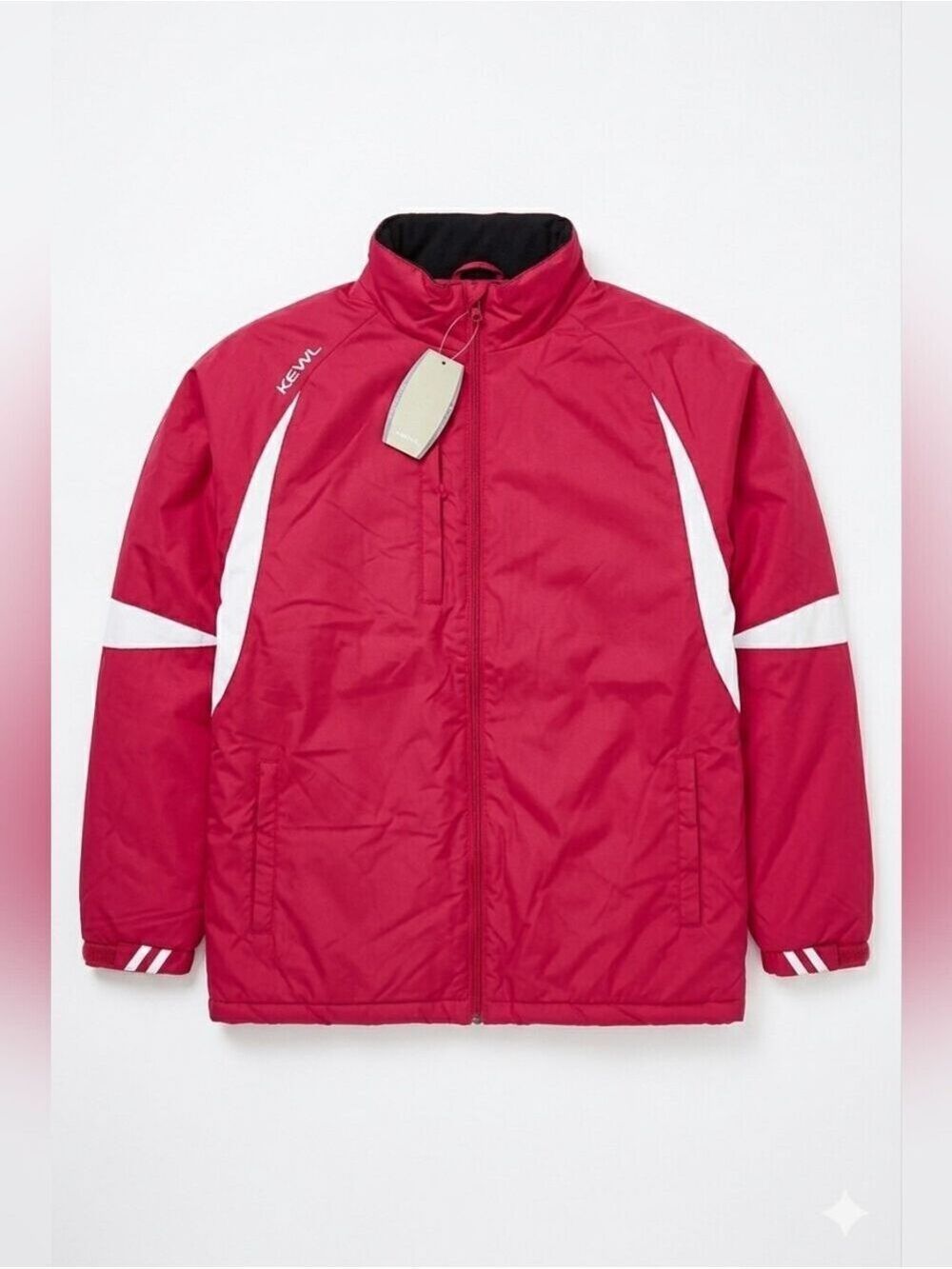 Kewl Nose Bleed Red and White Insulated Team Travel Winter Jacket, NWT, Medium